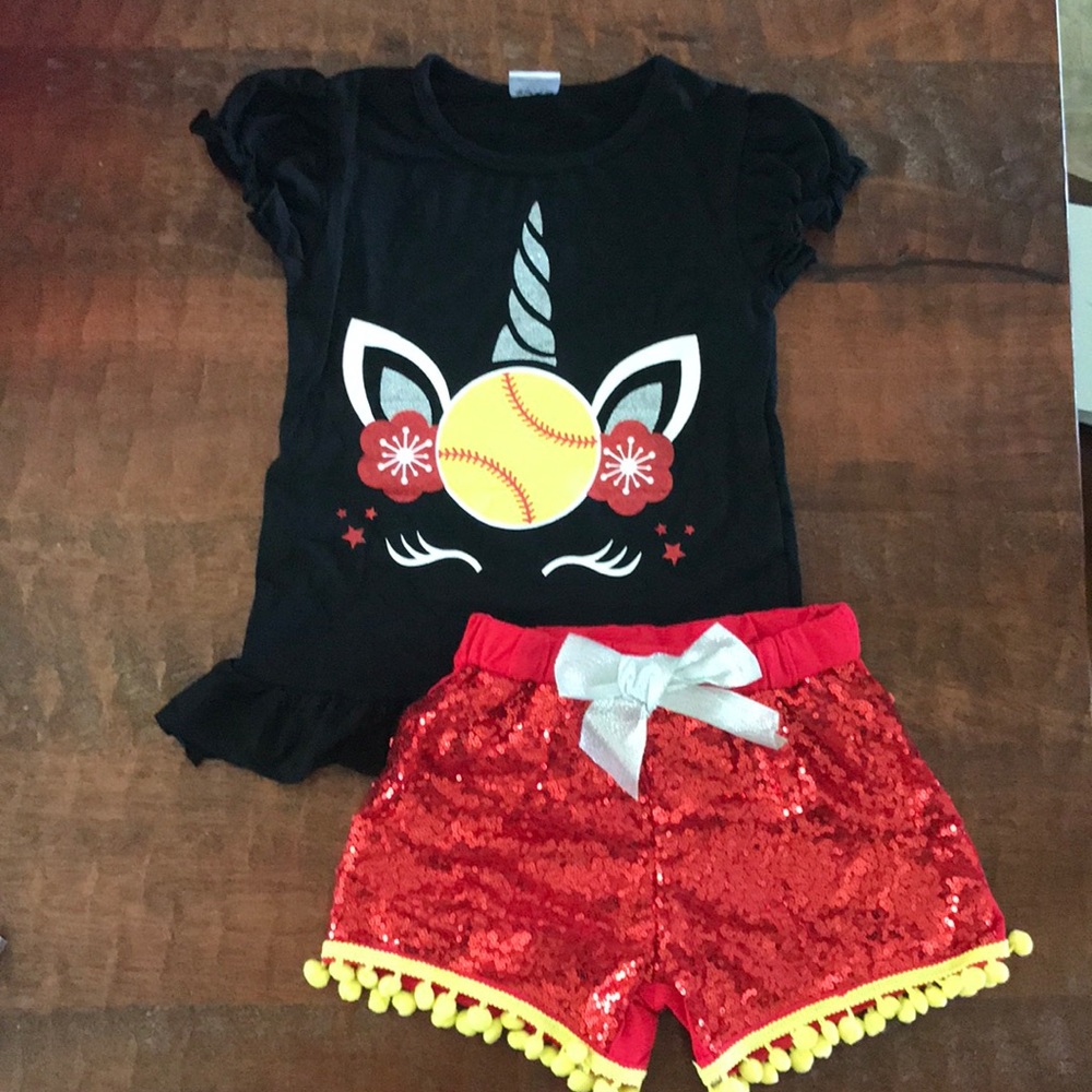 Unicorn Softball Set BOUTIQUE CLEAN OUT